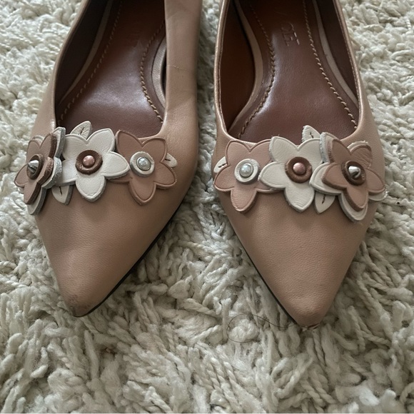 Coach Leather Floral flats - Picture 3 of 8
